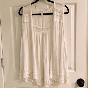 Forever 21 Boho Lace Vest
